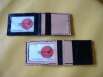 Carteras y billeteras en varios colores. Realizadas artesanalmente en cuero